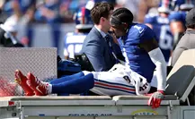 Odell Beckham denuncia el césped del MetLife tras lesión de Nabers