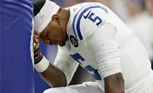 Dos jugadores de Indianápolis Colts se lesionaron en el calentamiento Dos jugadores de Indianápolis Colts se lesionaron en el calentamiento