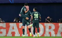 Manchester City supera sin problemas al Villarreal en España Manchester City supera sin problemas al Villarreal en España