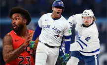 Los equipos de Toronto en NBA y NHL se unen para apoyar a Blue Jays en la Serie Mundial