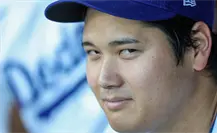 Shohei Ohtani da la entrevista más corta de su vida tras la Serie Mundial