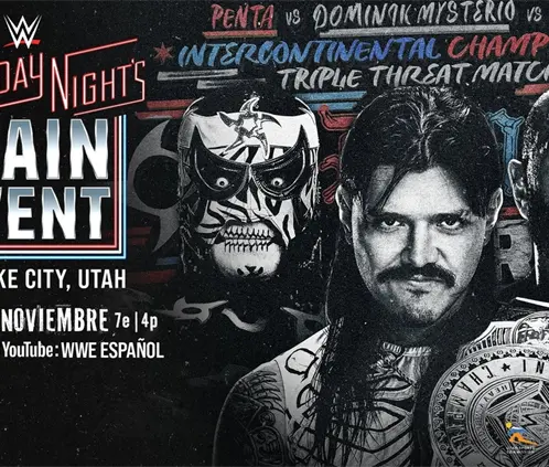 Penta buscará el Campeonato Intercontinental en Saturday Nights Main Event. @WWE Penta buscará el Campeonato Intercontinental en Saturday Nights Main Event. @WWE