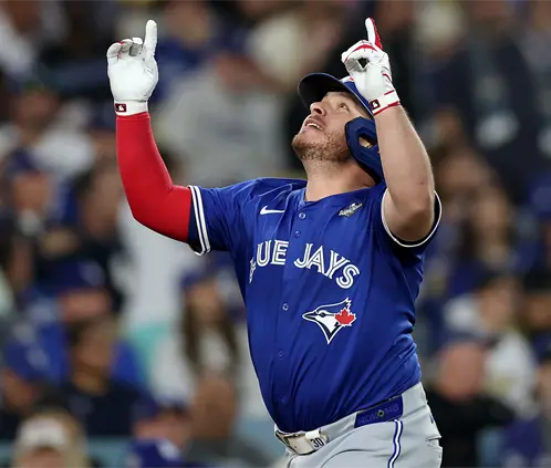 Alejandro Kirk con Dodgers. (Photo by Patrick Smith/Getty Images).