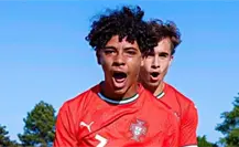 Cristiano Ronaldo Jr marca primer gol con Portugal y podría jugar con su papá