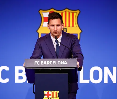 Messi podría decidir el futuro del Barcelona en elecciones 2026 (Photo by Eric Alonso/Getty Images)