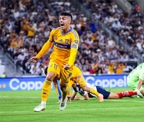 Los Tigres consiguieron cerrar el Apertura 2025 invictos en condición de visitante tras empatar el Clásico Regio 141. Ricardo Rodríguez Los Tigres consiguieron cerrar el Apertura 2025 invictos en condición de visitante tras empatar el Clásico Regio 141. Ricardo Rodríguez