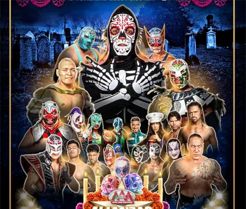 Lucha Libre AAA será reforzada por WWE para su show de Día de Muertos en Monterrey. @luchalibreaaa Lucha Libre AAA será reforzada por WWE para su show de Día de Muertos en Monterrey. @luchalibreaaa