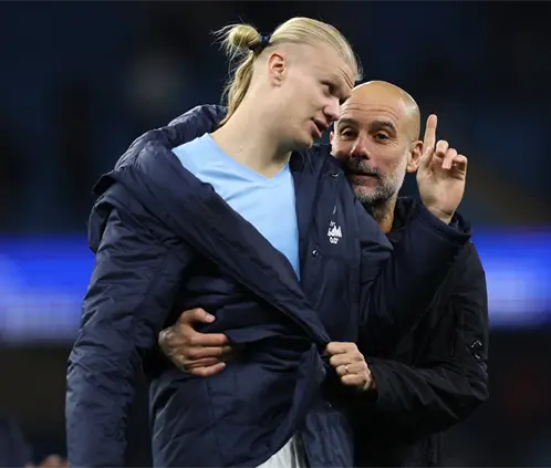 Haaland desafía el frío y critica a Guardiola tras victoria del City (Photo by Michael Steele/Getty Images) Haaland desafía el frío y critica a Guardiola tras victoria del City (Photo by Michael Steele/Getty Images)