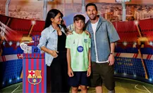 Thiago Messi celebró su cumpleaños con temática del Barcelona