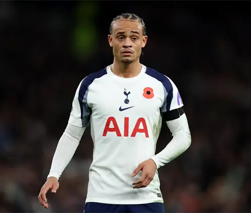 Xavi Simons, fichaje caro del Tottenham que aún no deslumbra (Photo by Justin Setterfield/Getty Images)
