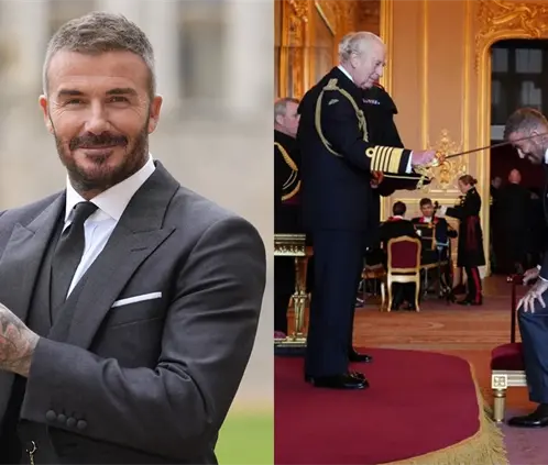 ¡Sir David Beckham! El sueño real que tardó más de una década ¡Sir David Beckham! El sueño real que tardó más de una década