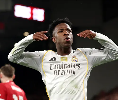 El Real Madrid planea vender a Vinícius en el verano de 2026 . (Photo by Carl Recine/Getty Images) El Real Madrid planea vender a Vinícius en el verano de 2026 . (Photo by Carl Recine/Getty Images)