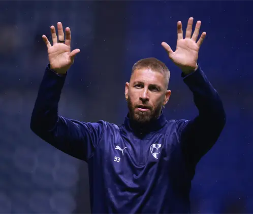 Sergio Ramos está por cerrar su última campaña con Rayados, a reserva de que se concrete su renovación (Getty Images)