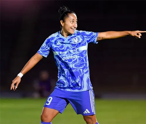 Stephany Mayor marcó el gol 150 de Tigres Femenil en Liguillas, y comenzó la cuenta para el gol 1000 de Las Amazonas. @LigaBBVAMXFemenil
