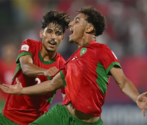 Marruecos logró la máxima goleada en la historia de los Mundiales al vencer 16-0 a Nueva Caledonia en el sub 17. @EnMaroc Marruecos logró la máxima goleada en la historia de los Mundiales al vencer 16-0 a Nueva Caledonia en el sub 17. @EnMaroc