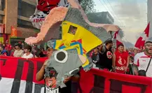 La piñata especula que la afición del Toluca preparó para el América La piñata especula que la afición del Toluca preparó para el América