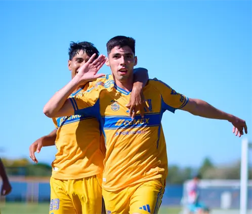 Leonardo Flores fue uno de los campeones de goleo de Tigres en el Apertura 2025. @TigresOficial Leonardo Flores fue uno de los campeones de goleo de Tigres en el Apertura 2025. @TigresOficial