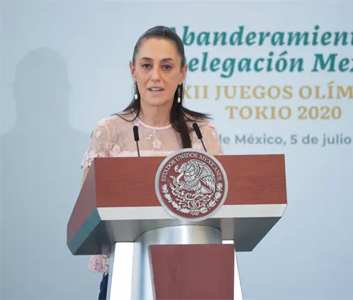 Claudia Sheibaum reveló que regalará su boleto para el primer juego del Mundial de 2026. Getty Images