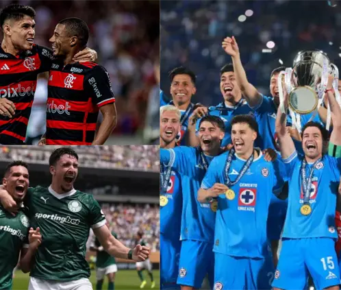 Figuras de Flamengo y Palmeiras que podrían enfrentar a Cruz Azul. Figuras de Flamengo y Palmeiras que podrían enfrentar a Cruz Azul.