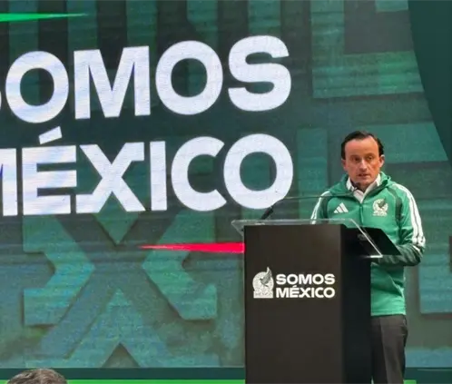Somos México: La FEMEXFUT presenta su campaña de cara al Mundial 2026 (José Luis Mercado) Somos México: La FEMEXFUT presenta su campaña de cara al Mundial 2026 (José Luis Mercado)
