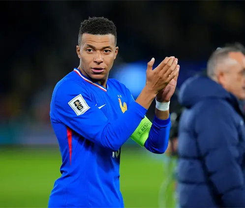 Kylian Mbappé se perderá la última fecha de la eliminatoria por una lesión. Getty Images