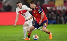 España empata 2 - 2 con Turquía y asegura su primer lugar de grupo rumbo al Mundial 2026 España empata 2 - 2 con Turquía y asegura su primer lugar de grupo rumbo al Mundial 2026