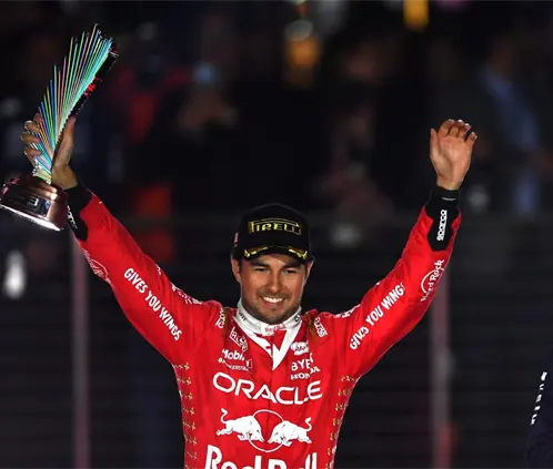 El piloto mexicano Checo Pérez tuvo resultados sobresalientes corriendo en esta pista (Getty Images)