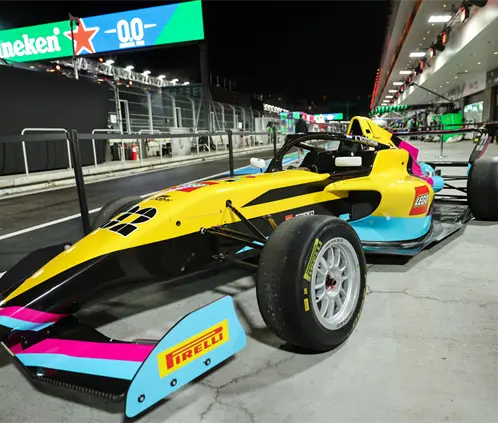 Uno de los pocos circuitos nocturnos se celebrarán este fin de semana en la Ciudad del Pecado. Getty Images