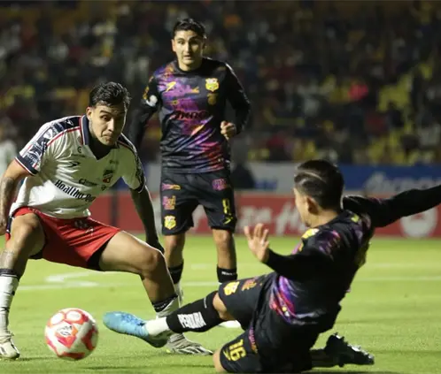 Canarios y Freseros no se hacen daño en el primer duelo de semifinales en la Liguilla Expansión MX (X: @LigaMXExpansion)