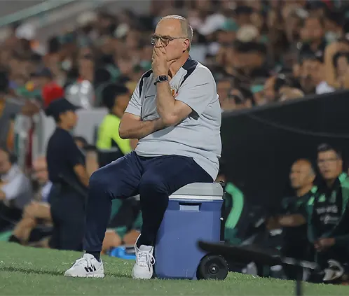 La Selección Uruguaya estaría considerado cesar a Marcelo Bielsa tras los amistosos contra México y Estados Unidos. Getty Images