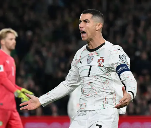 La FIFA no incluyó a Cristiano Ronaldo en el primer póster del Mundial de 2026. Getty Images