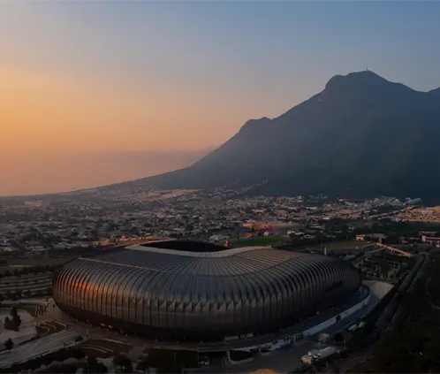 El Estadio BBVA de Monterrey recibirá a las Selecciones de Bolivia, Surinam e Irak. Getty Images