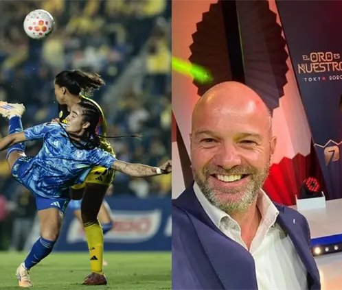 Luis García y Christian Martinoli revelaron que TV Azteca haría su debut en la Liga MX Femenil con la Final Tigres vs. América. Getty Images Luis García y Christian Martinoli revelaron que TV Azteca haría su debut en la Liga MX Femenil con la Final Tigres vs. América. Getty Images