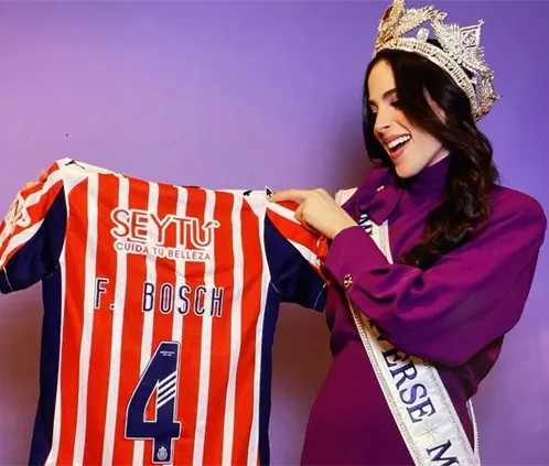 Las Chivas presumieron que Fátima Bosch, nueva Miss Universo, es su fan. @Chivas