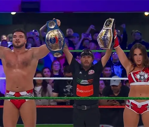 El show en Ciudad de México marcó el adiós de Lucha Libre AAA del canal Space. @ImChelseaGreen