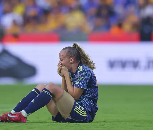 El América ya es la escuadra con más subcampeonatos de la Liga MX Femenil, al sumar cinco Finales perdidas. Getty Images