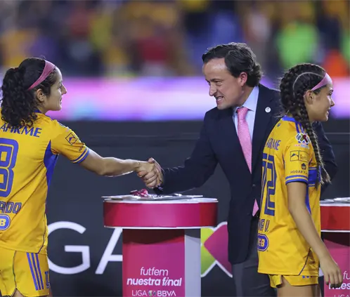 Mikel Arriola, Comisionado de la FMF, anunció que México será uno de los anfitriones del Mundial Femenil de 2031. Getty Images