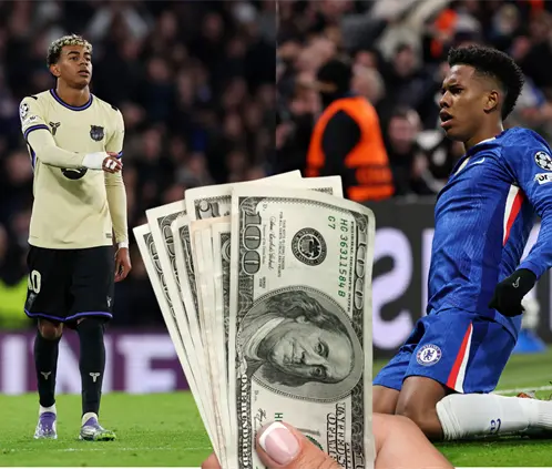 Mientras Lamine Yamal gana 40 MDE, lo que gana Estevao con el Chelsea y rinde más. (Photo by Justin Setterfield/Getty Images).