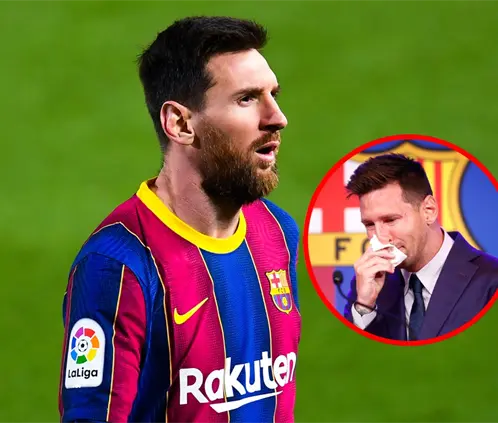En 2021 Lionel Messi dejó las filas del Barcelona (Getty Images)