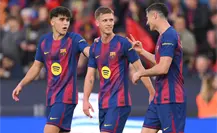Barcelona vence 3 - 1 al Alavés y es líder al momento de LaLiga en España Barcelona vence 3 - 1 al Alavés y es líder al momento de LaLiga en España