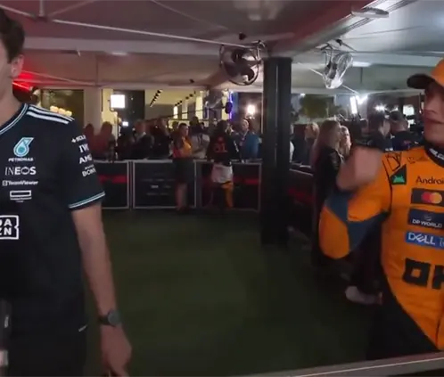 ¡Norris y Russell se encienden tras la Q3 de Qatar! (DAZN X) ¡Norris y Russell se encienden tras la Q3 de Qatar! (DAZN X)