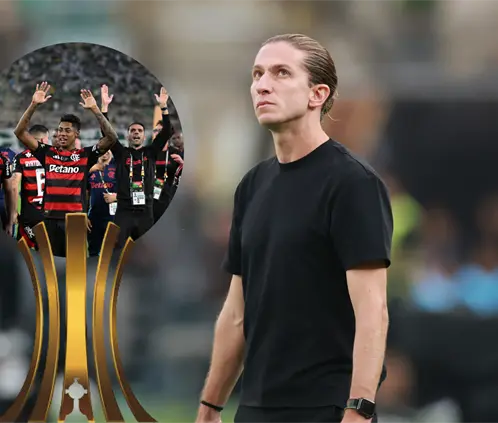 Filipe Luis campeón de la Libertadores con Flamengo.  (Photo by Hector Vivas/Getty Images).