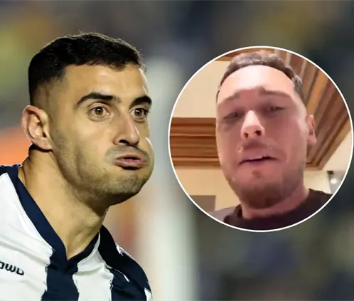 Germán Berterame llora al dedicar gol a Lucas Ocampos (Foto: Daniel Gámez / POSTA Deportes) Germán Berterame llora al dedicar gol a Lucas Ocampos (Foto: Daniel Gámez / POSTA Deportes)