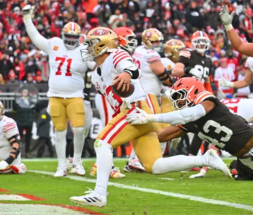 San Francisco 49ers buscan seguir arriba y los Cleveland Browns pelear por sobrevivir en la semana 13 de la NFL