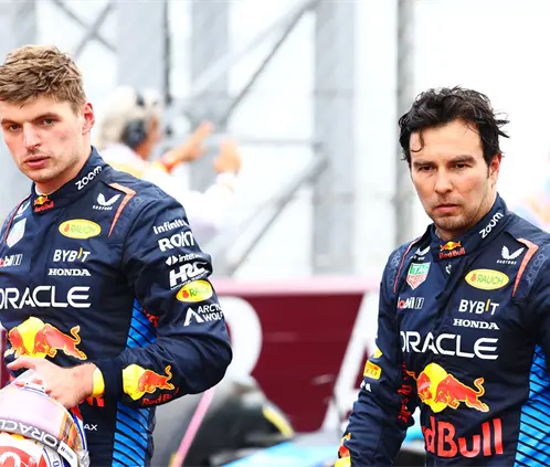 Leyenda de la F1 asegura que Verstappen necesita a Checo Pérez (Photo by Mark Thompson/Getty Images) Leyenda de la F1 asegura que Verstappen necesita a Checo Pérez (Photo by Mark Thompson/Getty Images)