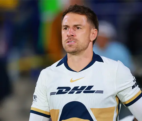 Aaron Ramsey jugará el torneo de golf Icon Series en 2026 tras su salida de Pumas. Getty Images