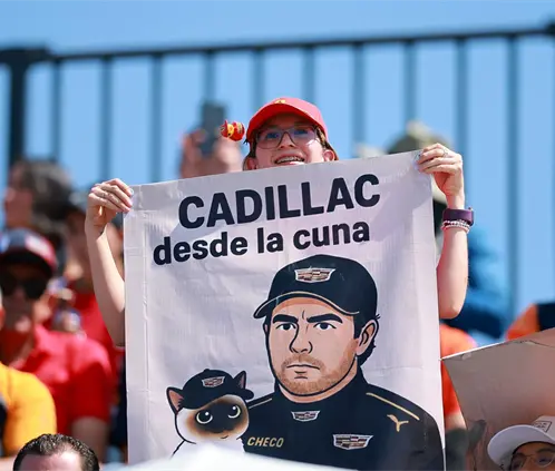 Cadillac F1 merch: ¿Cómo y dónde comprar artículos de Checo Pérez? . (Photo by Hector Vivas/Getty Images)