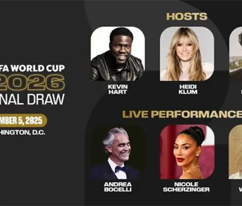 Un espectáculo inolvidable: así será el show del sorteo del Mundial 2026 Un espectáculo inolvidable: así será el show del sorteo del Mundial 2026