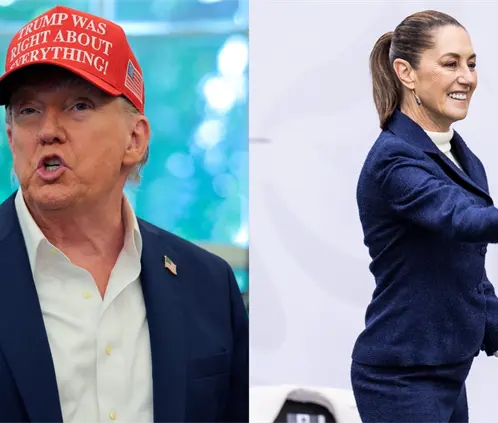 Donald Trump y Claudia Sheinbaum, Presidentes de Estados Unidos y México, estarán en el sorteo del Mundial de 2026. Getty Images Donald Trump y Claudia Sheinbaum, Presidentes de Estados Unidos y México, estarán en el sorteo del Mundial de 2026. Getty Images