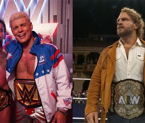 WWE y AEW podrían hermanarse tras la compra de la Warner Bros por parte de Netflix. @WWE y @AEW WWE y AEW podrían hermanarse tras la compra de la Warner Bros por parte de Netflix. @WWE y @AEW